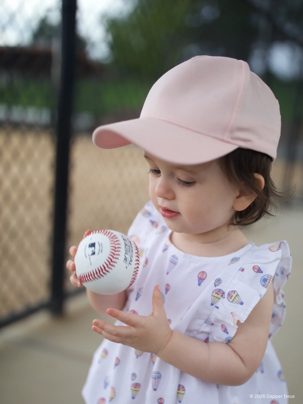 H&M | Cotton Baseball Cap in Powder Pink 9-12 Months